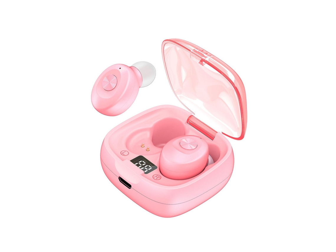 Micrófono Tws Esportivo Para Samsung, Xiaomi Yizhood Bluetooth Rosa