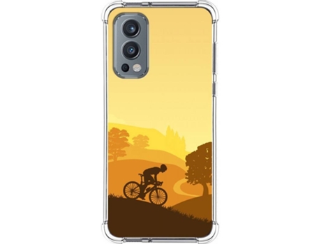 Carcasa OnePlus Nord 2 5G TUMUNDOSMARTPHONE Ciclista Multicolor