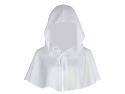 2026-capucha Medieval Plana Con Capa Para Disfraces Cosplay Hombre Mujer