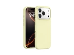 (amarillo Claro, Iphone 16 Pro) Funda De Silicona Líquida Para Iphone, Protección Integral Para El Botón De La Cámara.