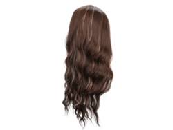 Peluca Rizada Sintética Con Flequillo Para Mujeres, Estilo Trendy, 70cm, Cómoda Y Transpirable