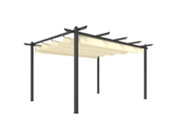 4 paredes laterales para tienda de campaña de 3x3 m, 8 ventanas, UV30+, impermeable, gris claro PMM CAPITALI