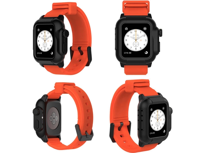 Carcasa WISETONY Apple Watch Series 2 y 3, 42 mm Naranja