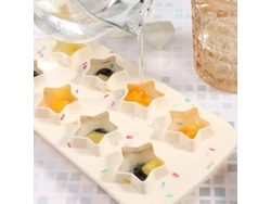 Bandejas Reutilizables De Silicona Con Forma De Estrella Para Cubitos De Hielo De Whisky Y Cócteles.