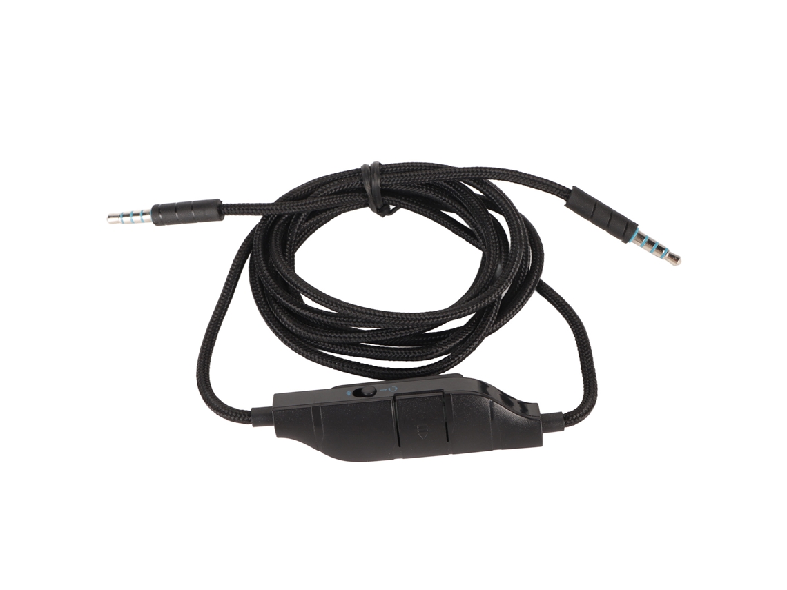 Cabo De Fone 3.5mm Com Microfone Controle De Volume Para Logitech G633 G933 G935 G635