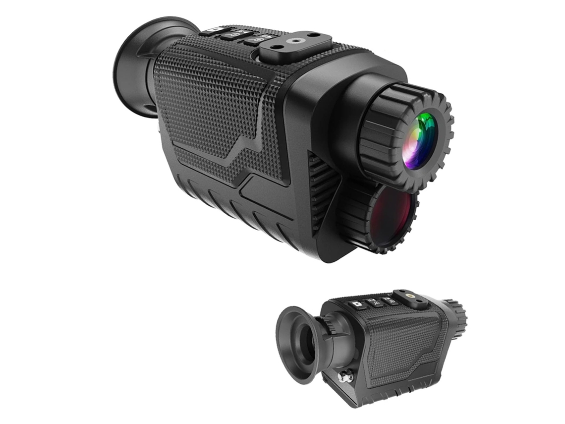 Visión nocturna montada en la cabeza, gafas de visión nocturna y monocular para adultos, zoom digital 8X, infrarrojos de 850 nm, batería rec BISBISOUS