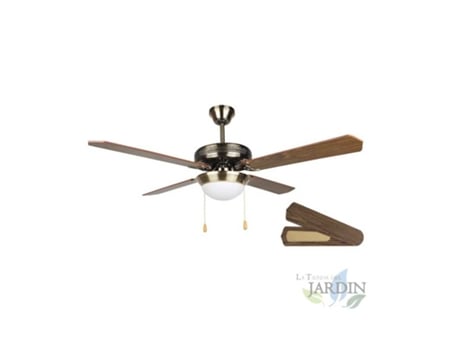 Ventilador de Techo ORBEGOZO Diámetro 132 cm 4 Palas Reversibles 3 Velocidades 60 W Oro Viejo