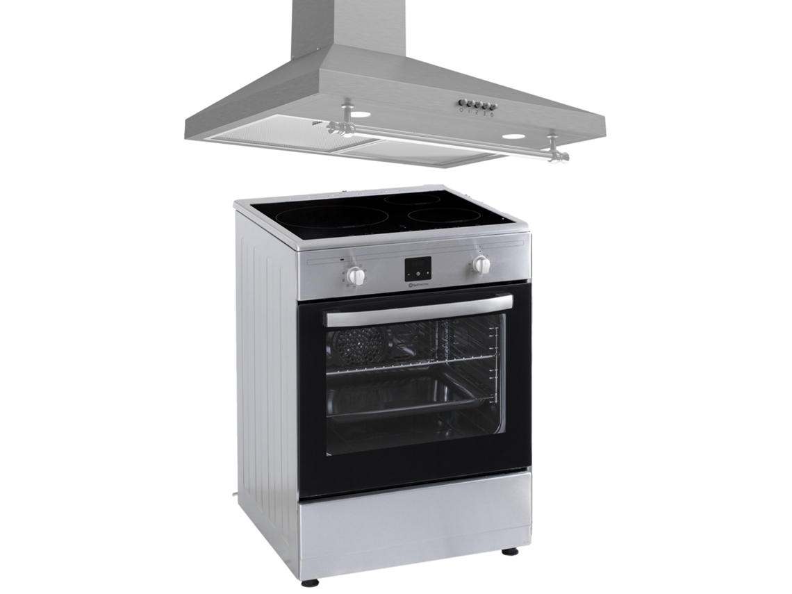 Campana extractora Solthermic® Combo Pack Cocina 60x60 Vti60 Inox Inducción 60 Inox