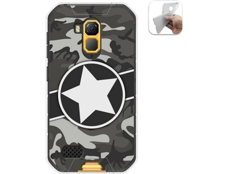 Carcasa Ulefone Armor X7 / X7 Pro TUMUNDOSMARTPHONE Camuflaje 02 Multicolor