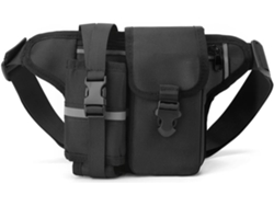 Riñonera impermeable de nailon para senderismo con portabotellas y soporte para teléfono móvil, cinturón deportivo SFUSHOS