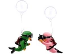 Decoración Para Acuario, Boya De Buceo (juego De 2), Accesorio, Material De Resina, Diseño Ergonómico, Apto Para Uso Diario.