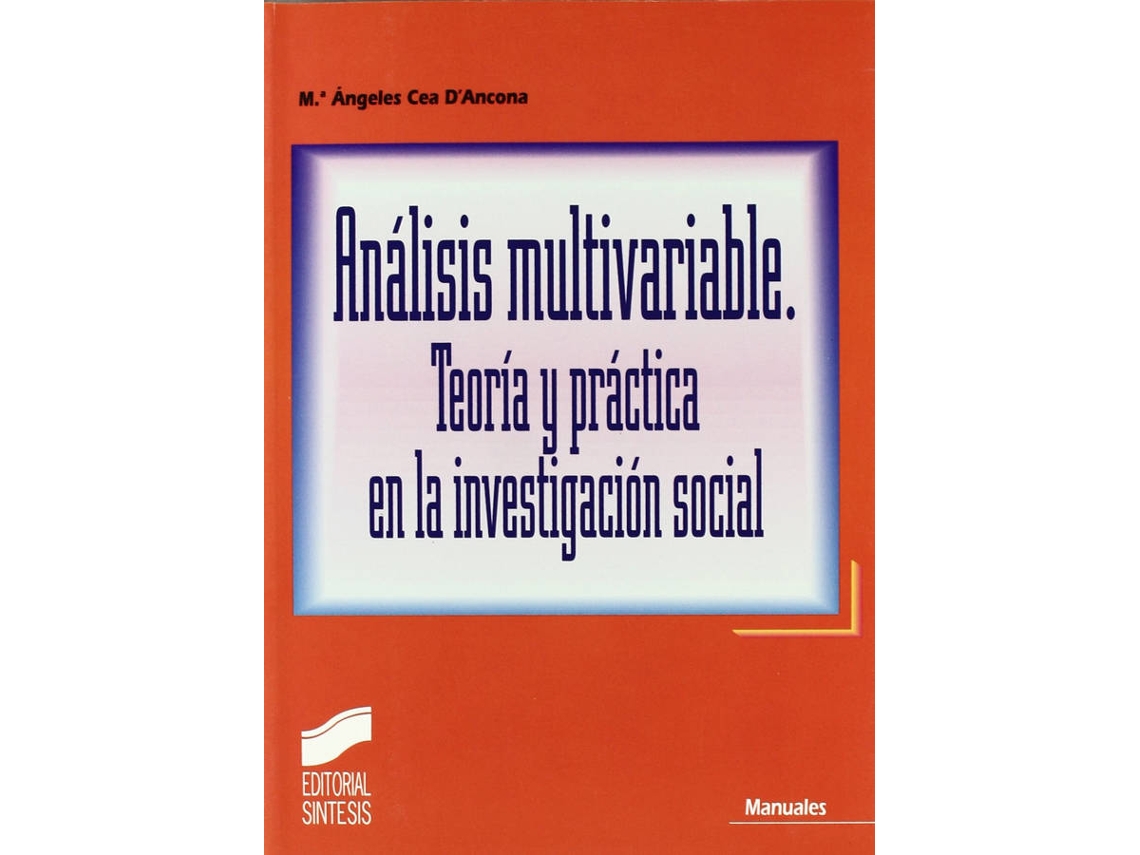 Libro Análisis Multivariable de Cea D' Ancona (Español)