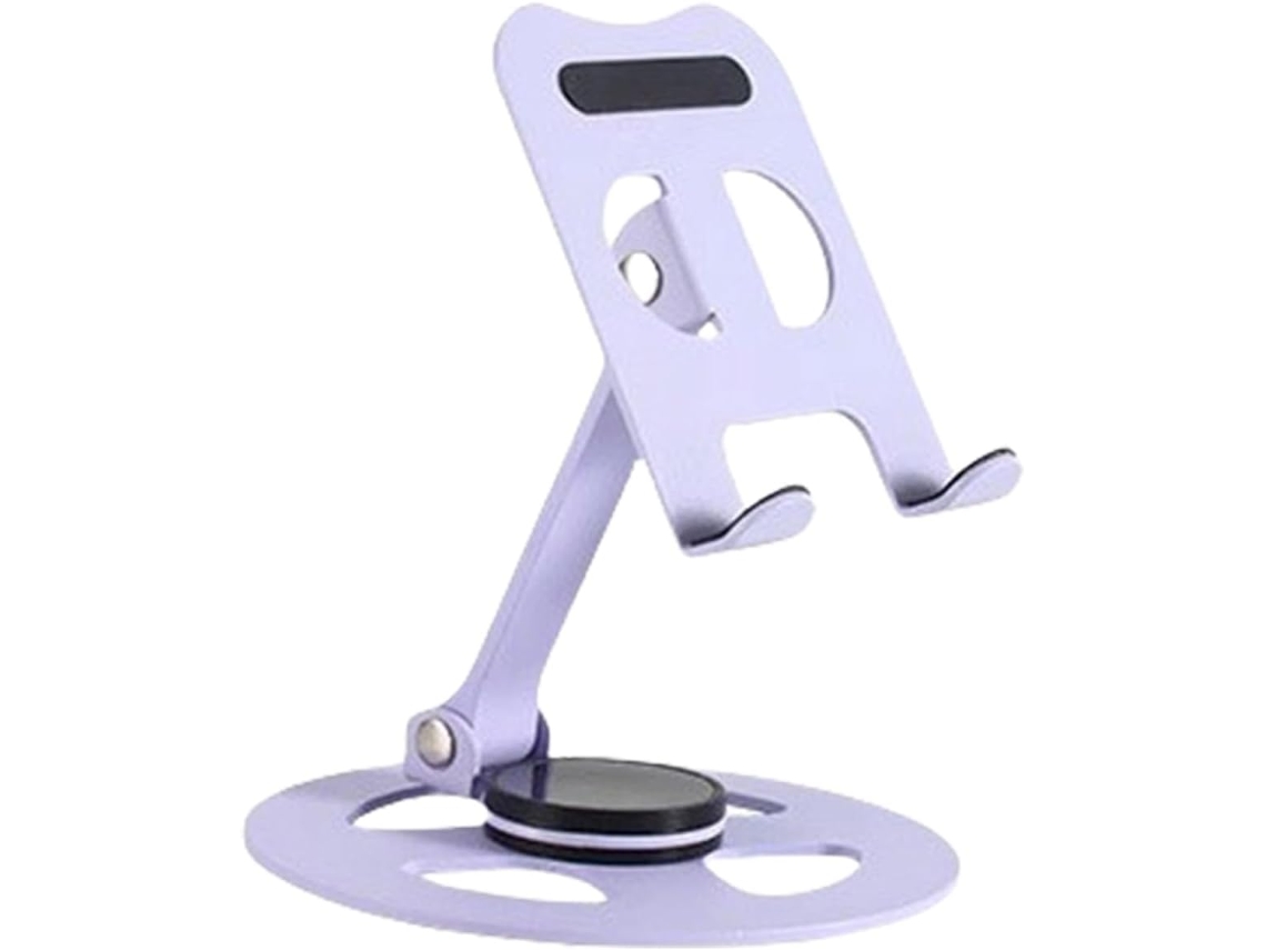 Soporte Metálico Giratorio De 360 Grados Para Teléfonos, Tabletas Y Dispositivos.