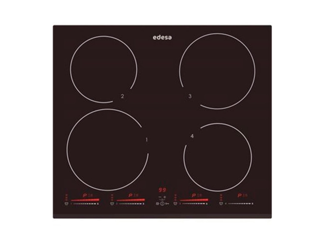 Placa de Inducción EDESA EIM-6422 B/A (Eléctrica - 60 cm - Negro)