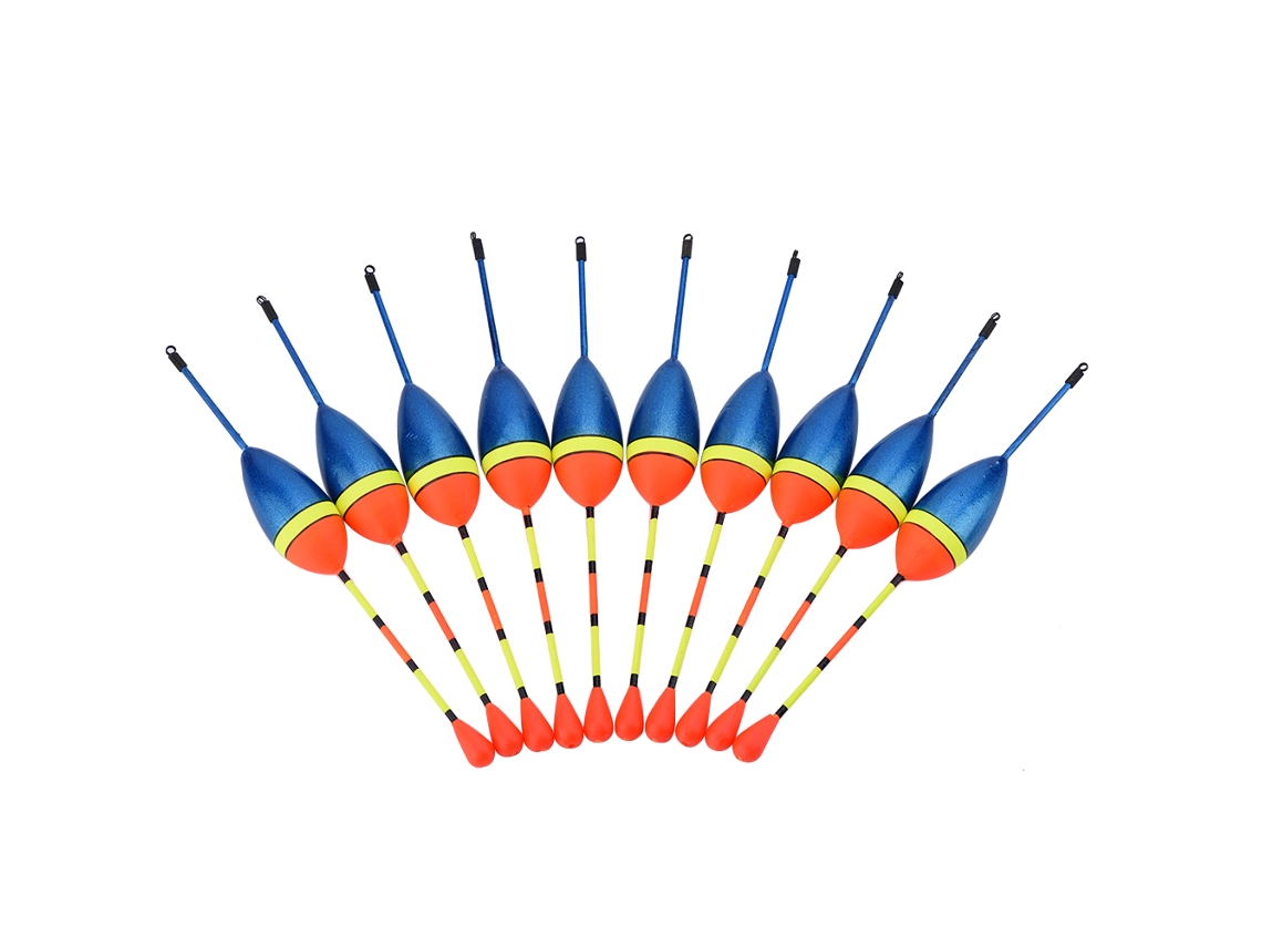 Juego De 10 Flotadores Para Pesca De Carpas Con Anzuelo Flotante, Herramienta Para Pesca En Agua Dulce Y Salada.