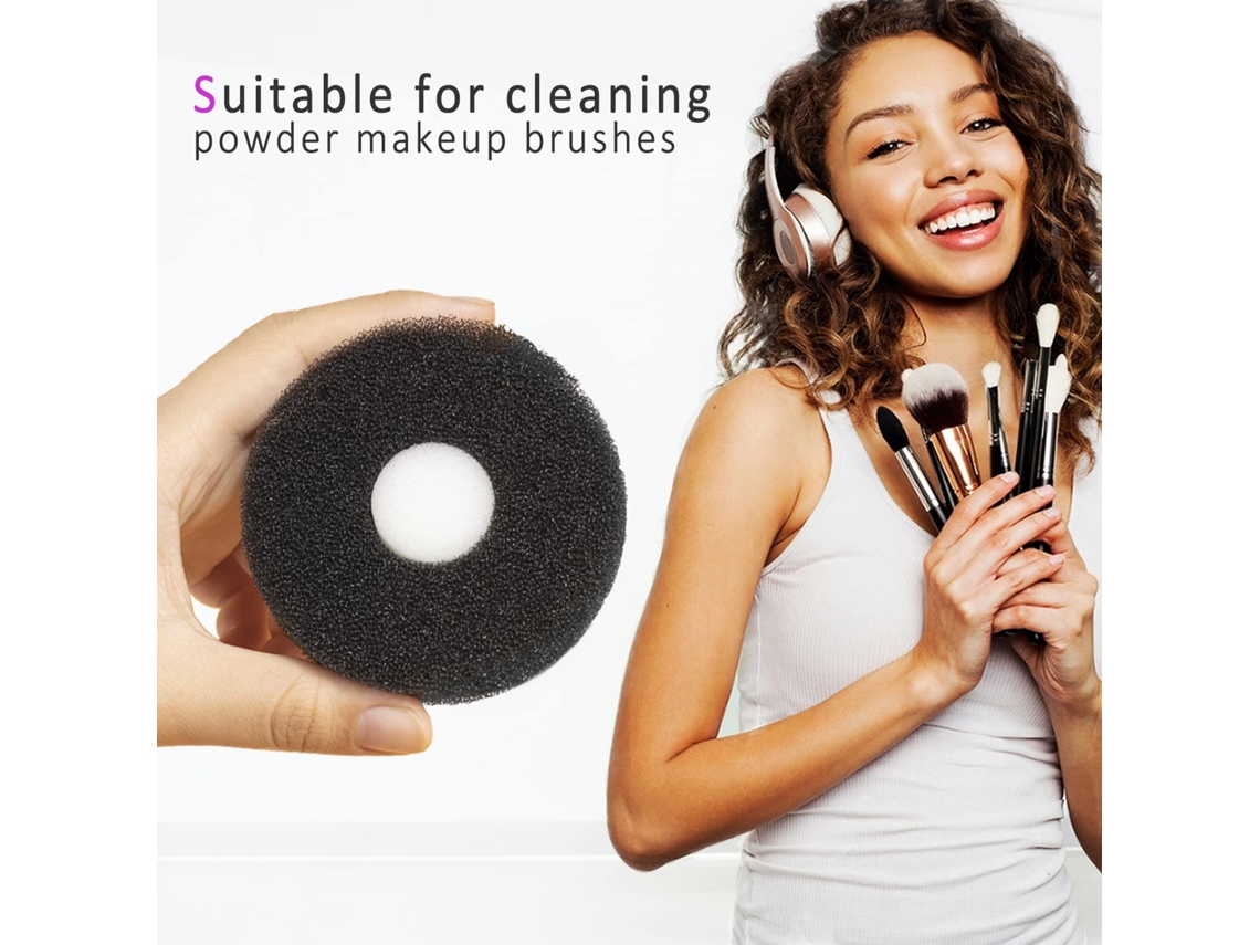  Limpiador de brochas de maquillaje – Esponja de
