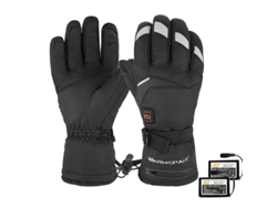Xlwarmspace Guantes Eléctricos Calefactables 3 Modos Invierno Dedos Completos Tácticos Impermeables Hombre Mujer
