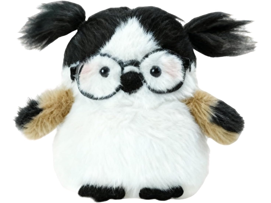 Pájaro de peluche redondo, portátil, lindo y pequeño juguete de peluche para niñas, Gokoco