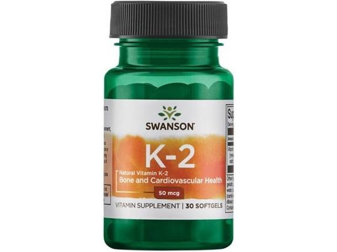 Té SWANSON Vitamina K- (30 pérolas)