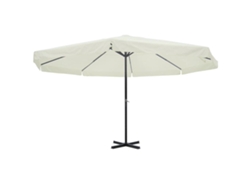 Sombrilla Jardin VIDAXL Blanco (500 x 500 x 385 cm)