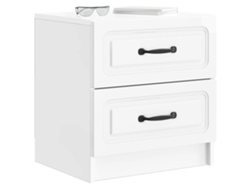 Maison Exclusive - Armario De Noche Con Cajón Brillante 43 X 34,5 X 44,5 Cm