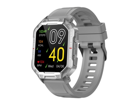 Smartwatch NX3 con pantalla a color de 1,83'', compatible con monitorización de frecuencia cardíaca/monitorización de presión arterial