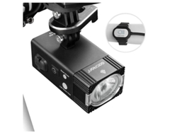 Luz Frontal De Bicicleta Inteligente De 500/800 Lúmenes Con Interruptor Remoto Con Cable Usb Recargable Yizhood (negra)