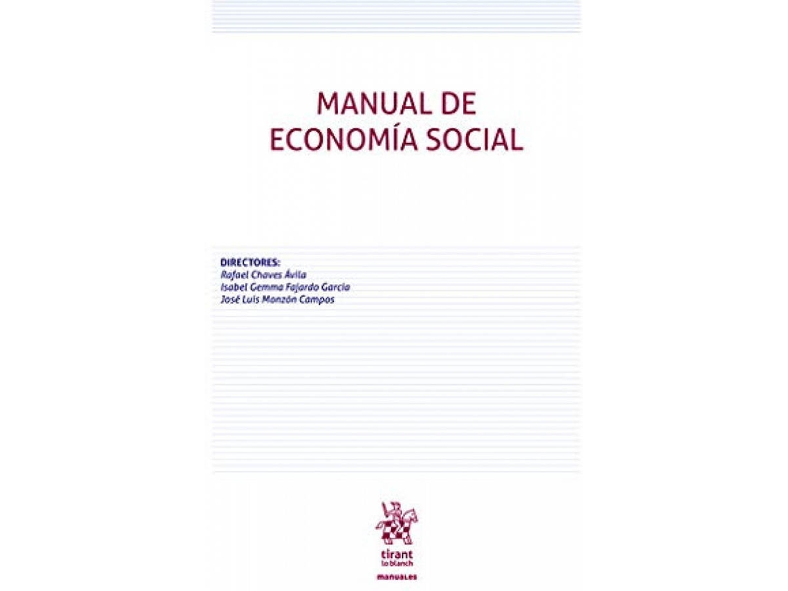 Libro Manual De Economía Social de Rafael Chaves Ávila (Español)