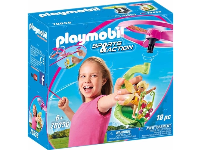 PLAYMOBIL Sports & Action Fairy Pull String Flyer Multi-Coloured