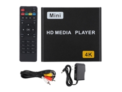 Reproductor Multimedia Digital 4k Full Hd Hdmi Usb Spdif Para Música Y Vídeo Domésticos