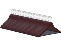 Percha Antideslizante CAOBA Lote 10 Unidades