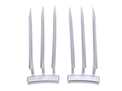 2026-1 Par Wolf Claws De Plástico Cuchilla Figura Prop Juguete Cosplay Para Adultos Niños