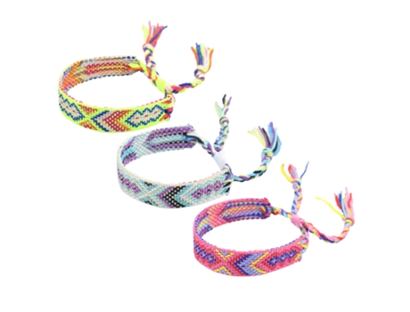 Pulseras Tejidas Con Borlas, Joyería Bohemia Para Mujeres, Pulseras De Amistad Para Mujeres Y Niñas, Estilo 3 ZMDECQNA 3 Un