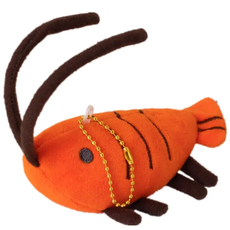 Llavero De Peluche De Gamba Simulada (20 Cm) / Regalo De Colección De Anime