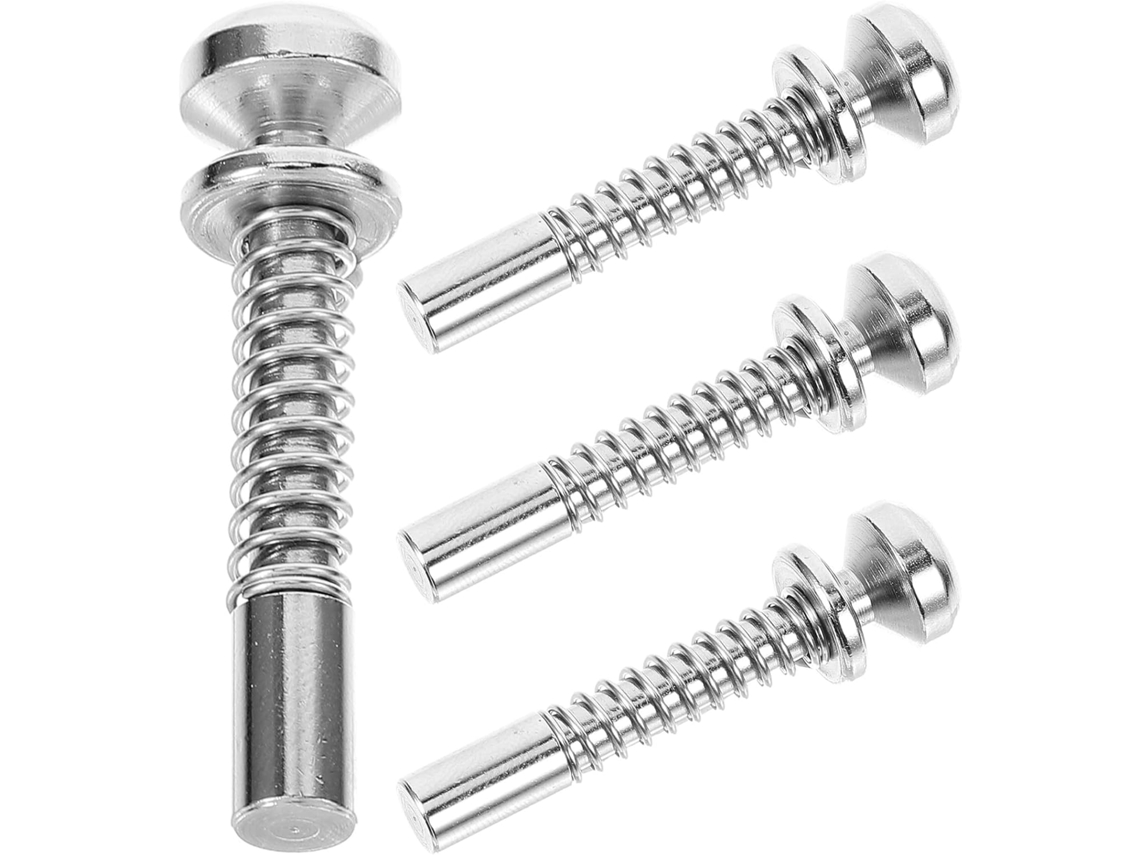 Pasadores con resorte y pestillos metálicos para mosquiteros, kit de 4 piezas, fácil de instalar.