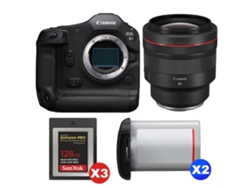 Canon Eos R1 + Rf 85mm F/1.2 L Usm + 3 Sandisk 128gb Extreme Pro Cfexpress Type B + 2 Canon Lp-e19 + Ebook “20 Consejos Para Fotos Que Impactan”