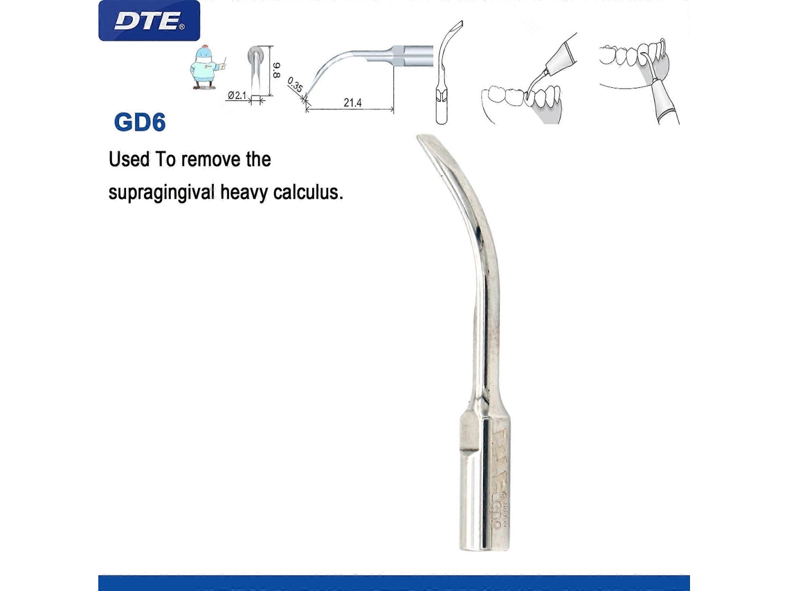 Puntas Para Raspador Ultrasónico Dental, Instrumento Dental, Punta De Raspador, Accesorios Médicos, Compatible Con La Pieza De Mano Del Raspador