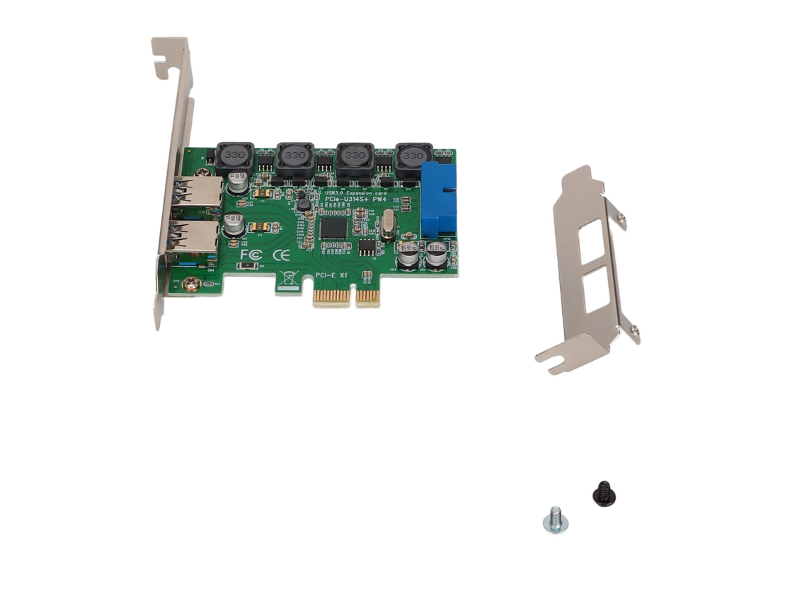 Tarjeta De Expansión Pci E A Usb 3.0 2 Puertos Delanteros 20pin Para Sobremesa, Transmisión 5gb, Protección Contra Quemaduras