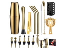 Kit De Barman: El Set Perfecto Para La Mejor Experiencia De Bar - Regalo Divertido - Digitallab Dorado