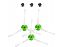Juego de cepillos laterales de repuesto – TPR + nailon | Compatible con iRobot Roomba i3-i9, E5 y Combo