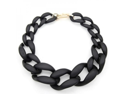2026-11273-collares Choker Para Mujer Cadena Gruesa De Acrílico Moda Grande Fgq