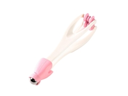 Herramienta Ergonómica 2 En 1 Para Masaje De Manos, Alivio Del Dolor Y Ejercicio De Dedos Y Articulaciones, Color Rosa.