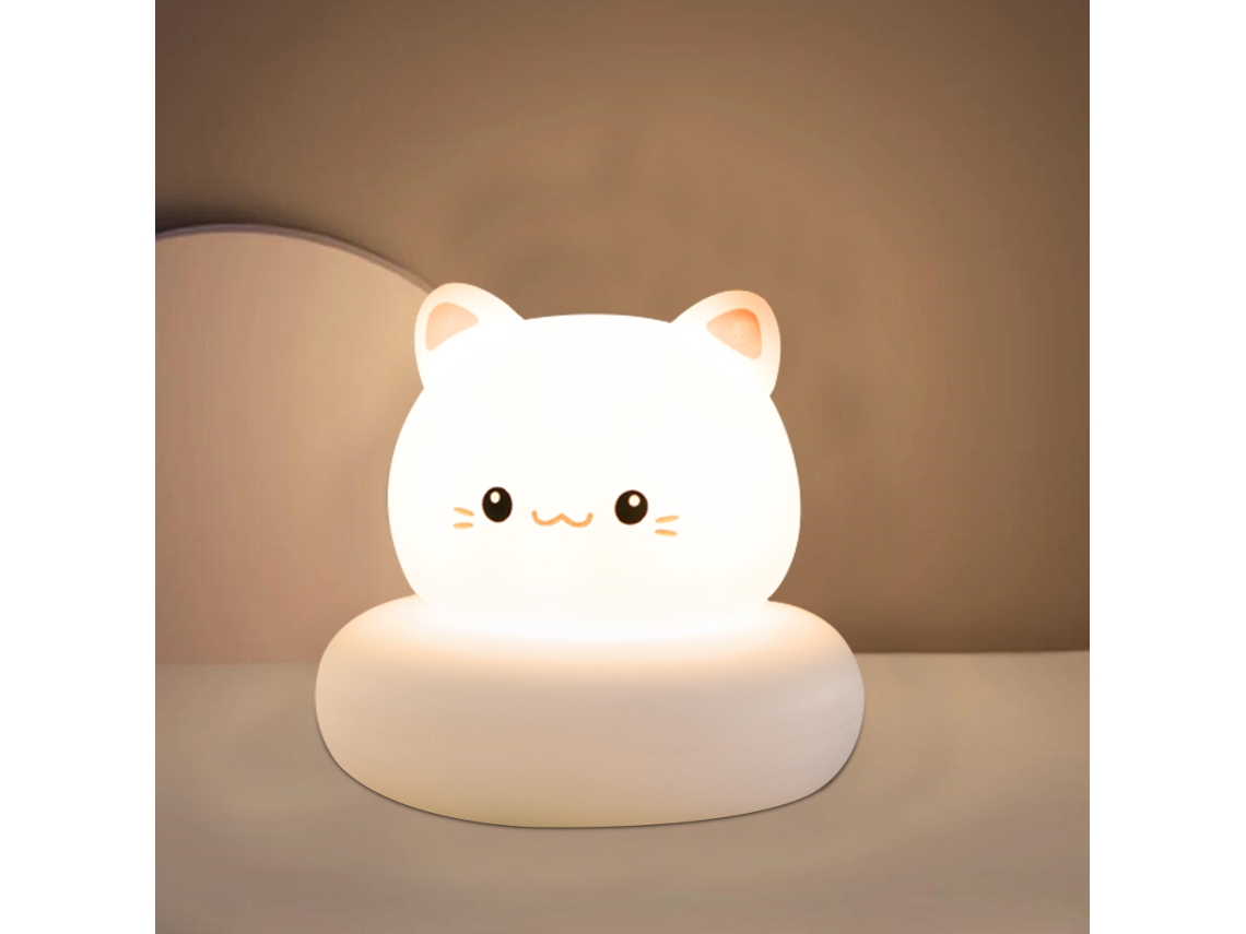 (modelo 7) Luz Nocturna Led Para Niños Con Sensor Táctil Y Función Regulable, Recargable Por Usb