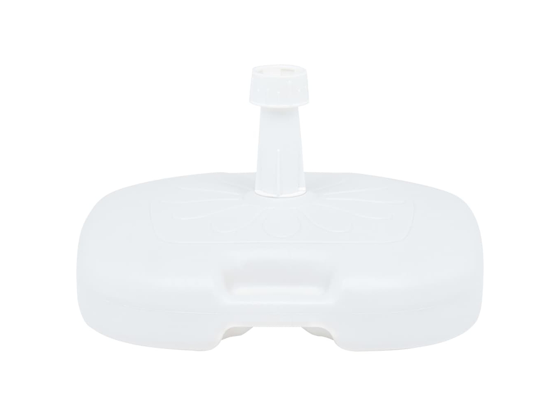 Base de sombrilla de plástico blanca con relleno MAISON EXCLUSIVE 16 L