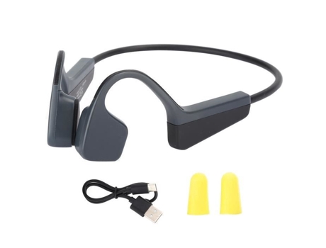 HURRISE Auriculares de conducción ósea Auriculares inalámbricos Bluetooth 5.0 Auriculares estéreo impermeables de conducción ósea