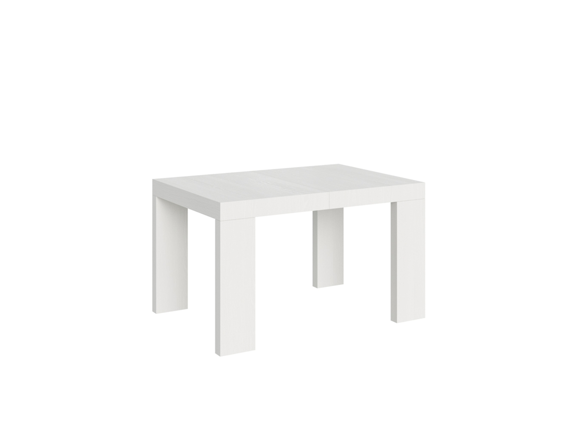 Mesa extensible Roxell 120/380x90 cm Fresno blanco Itamoby