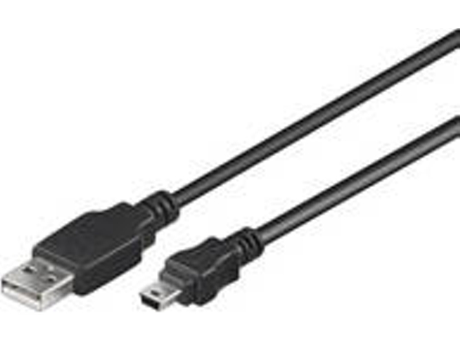 Cable USB GOOBAY USB A/Mini-USB B 1.8 m Macho/Macho Negro