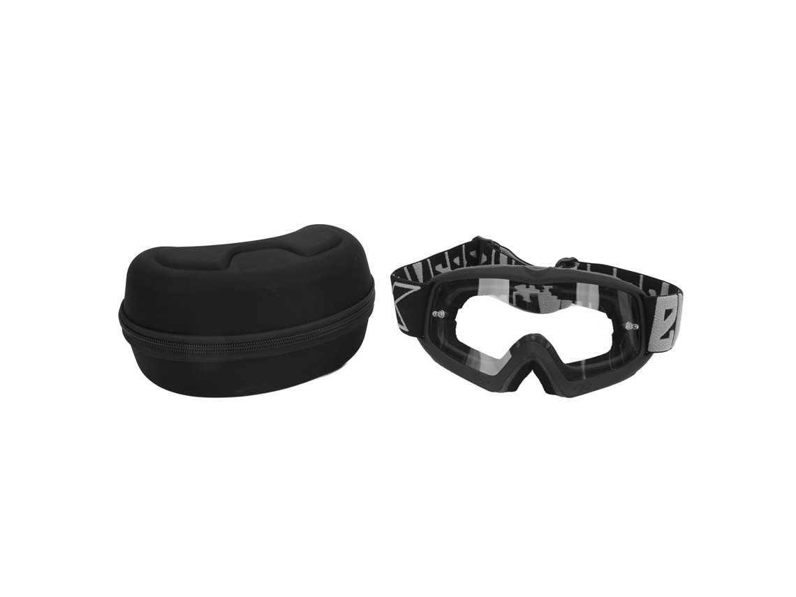 Ymsl Gafas De Moto Transparentes Antiarañazos Ajustables Para Niños Adolescentesadultos Ciclismo Escalada Marco Negro 8060 Hxl