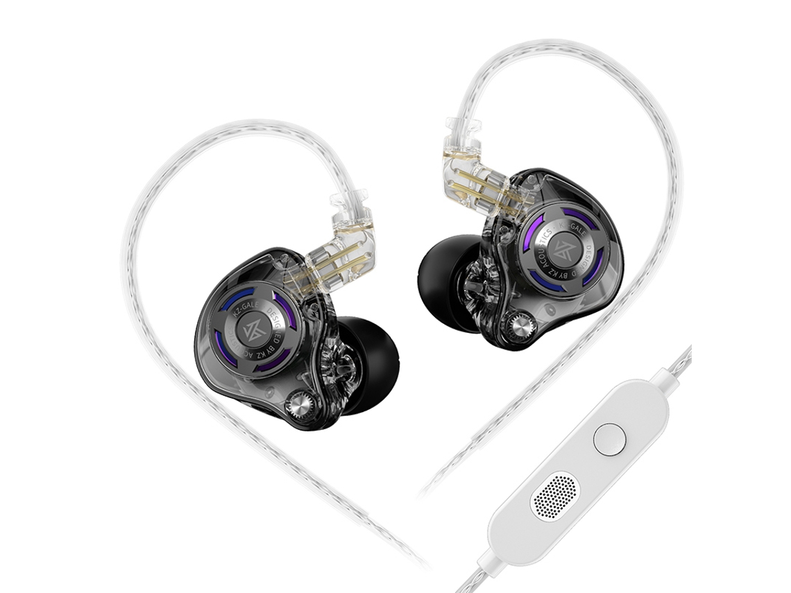 (negro Con Micrófono) Auriculares Inalámbricos Con Cable Desmontable De 2 Pines
