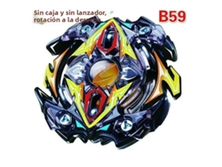 Lanzador De Peonzas Metal Fusion Arena Toy Battle Spinning Top